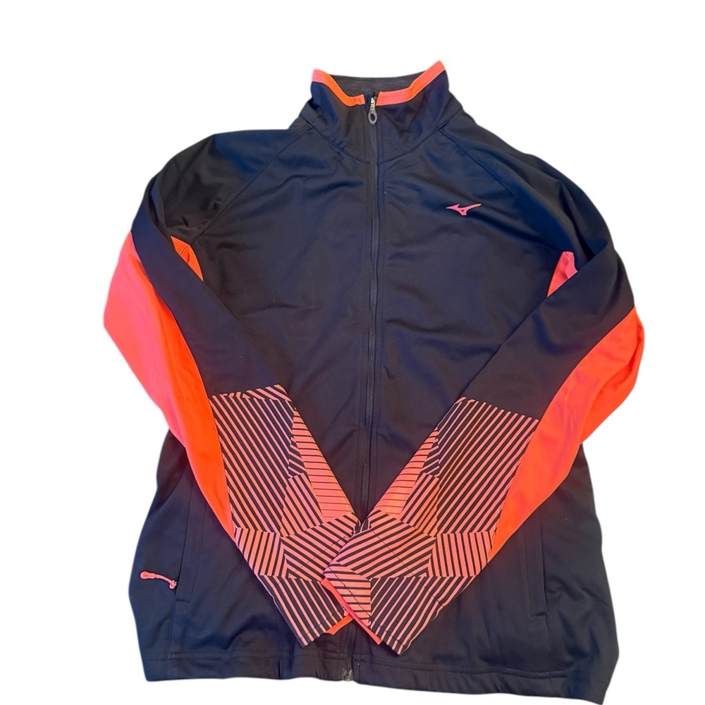 Mizuno Sz Small Jacket Heat
Generating Zip Up Black Coral
Activewear Sweatshirt